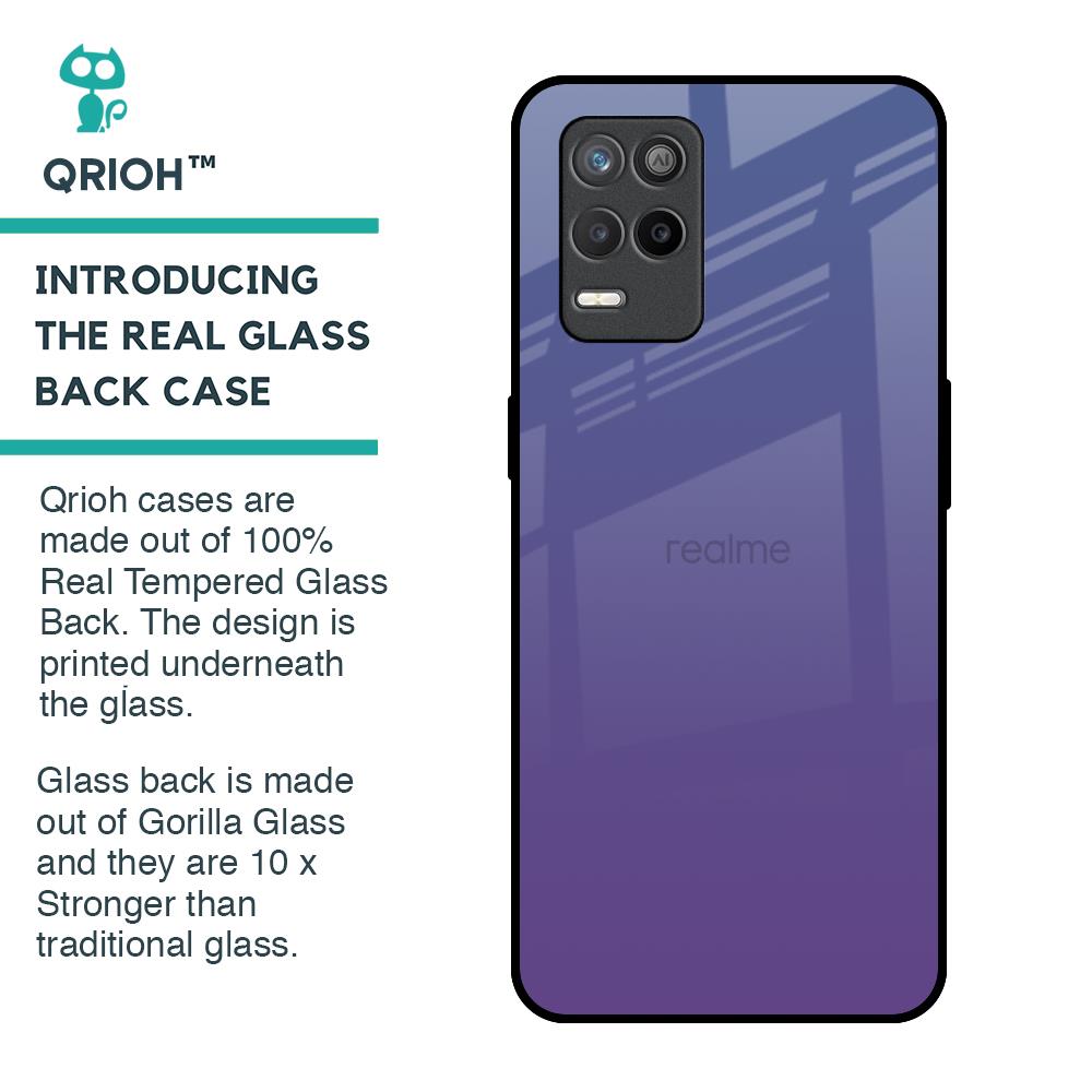 Indigo Pastel Glass Case For Realme 9 5G