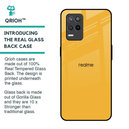 Fluorescent Yellow Glass case for Realme 9 5G