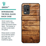 Wooden Planks Glass Case for Realme 9 5G