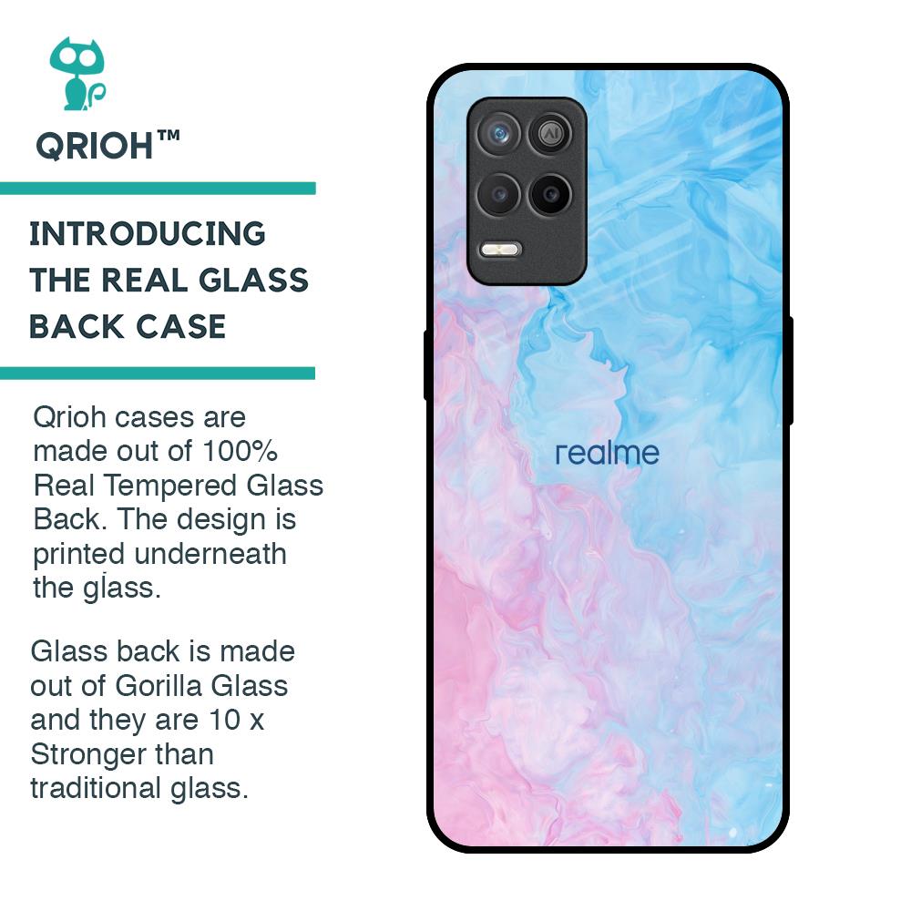 Mixed Watercolor Glass Case for Realme 9 5G