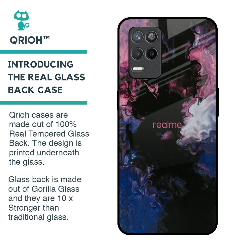 Smudge Brush Glass case for Realme 9 5G