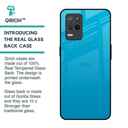 Blue Aqua Glass Case for Realme 9 5G