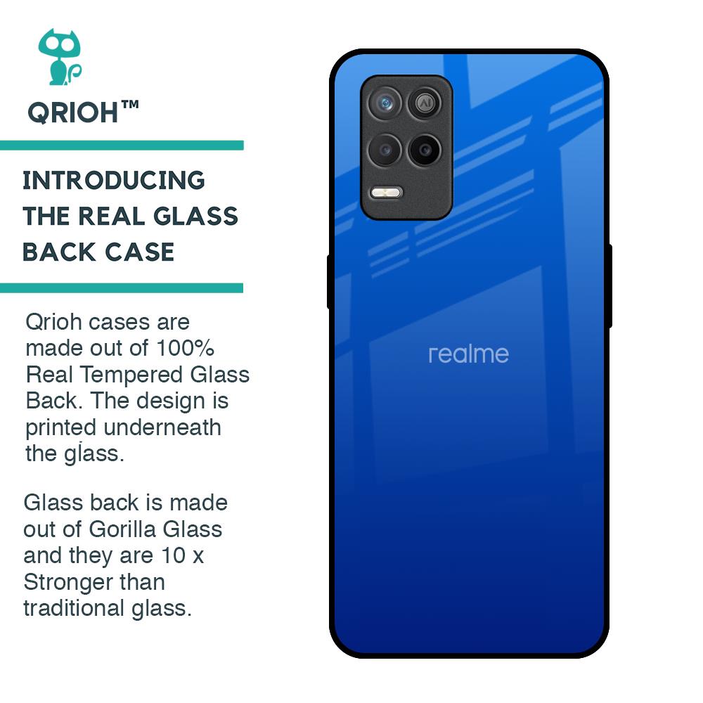 Egyptian Blue Glass Case for Realme 9 5G