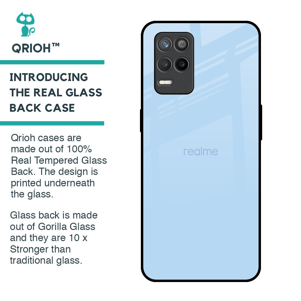 Pastel Sky Blue Glass Case for Realme 9 5G