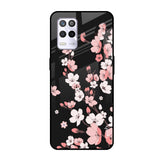 Black Cherry Blossom Realme 9 5G Glass Cases & Covers Online