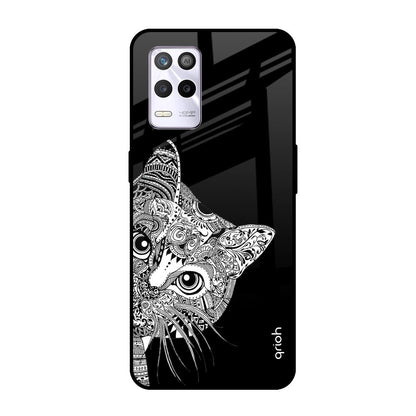 Kitten Mandala Realme 9 5G Glass Cases & Covers Online