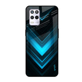 Vertical Blue Arrow Realme 9 5G Glass Cases & Covers Online