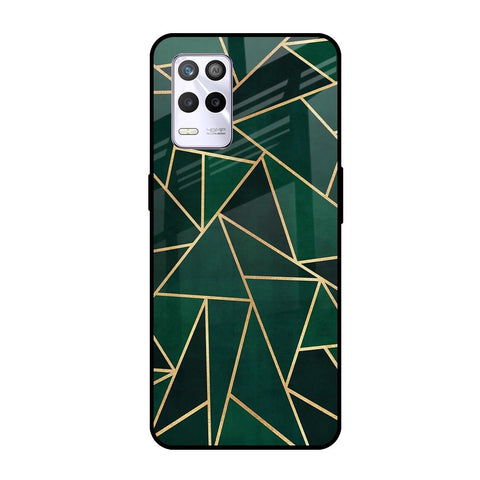 Abstract Green Realme 9 5G Glass Cases & Covers Online