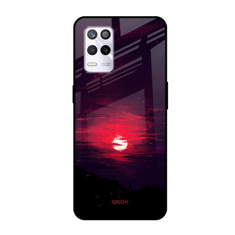 Morning Red Sky Realme 9 5G Glass Cases & Covers Online