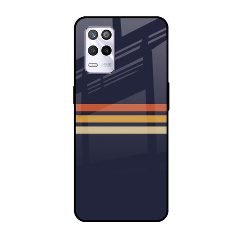 Tricolor Stripes Realme 9 5G Glass Cases & Covers Online