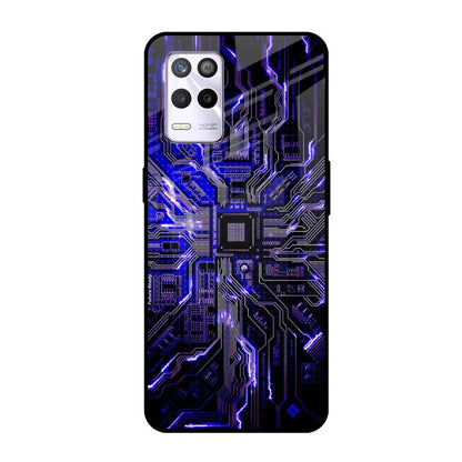Techno Color Pattern Realme 9 5G Glass Cases & Covers Online