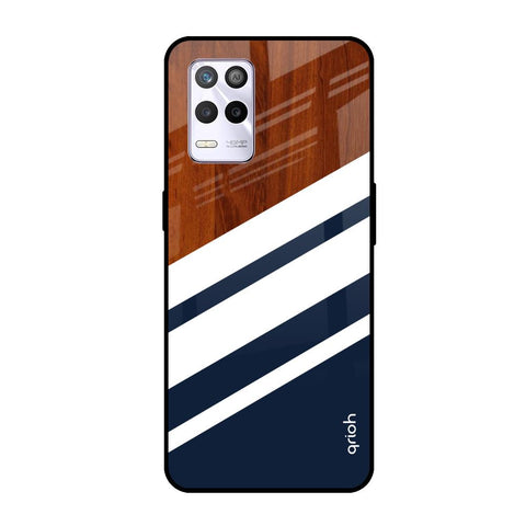 Bold Stripes Realme 9 5G Glass Cases & Covers Online