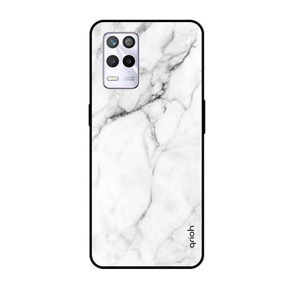 Modern White Marble Realme 9 5G Glass Cases & Covers Online