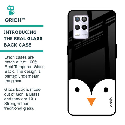 Cute Penguin Glass Case for Realme 9 5G