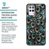 Peacock Feathers Glass case for Realme 9 5G