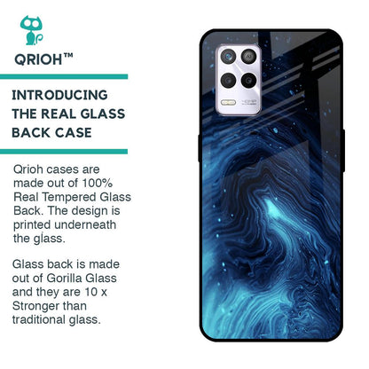 Dazzling Ocean Gradient Glass Case For Realme 9 5G