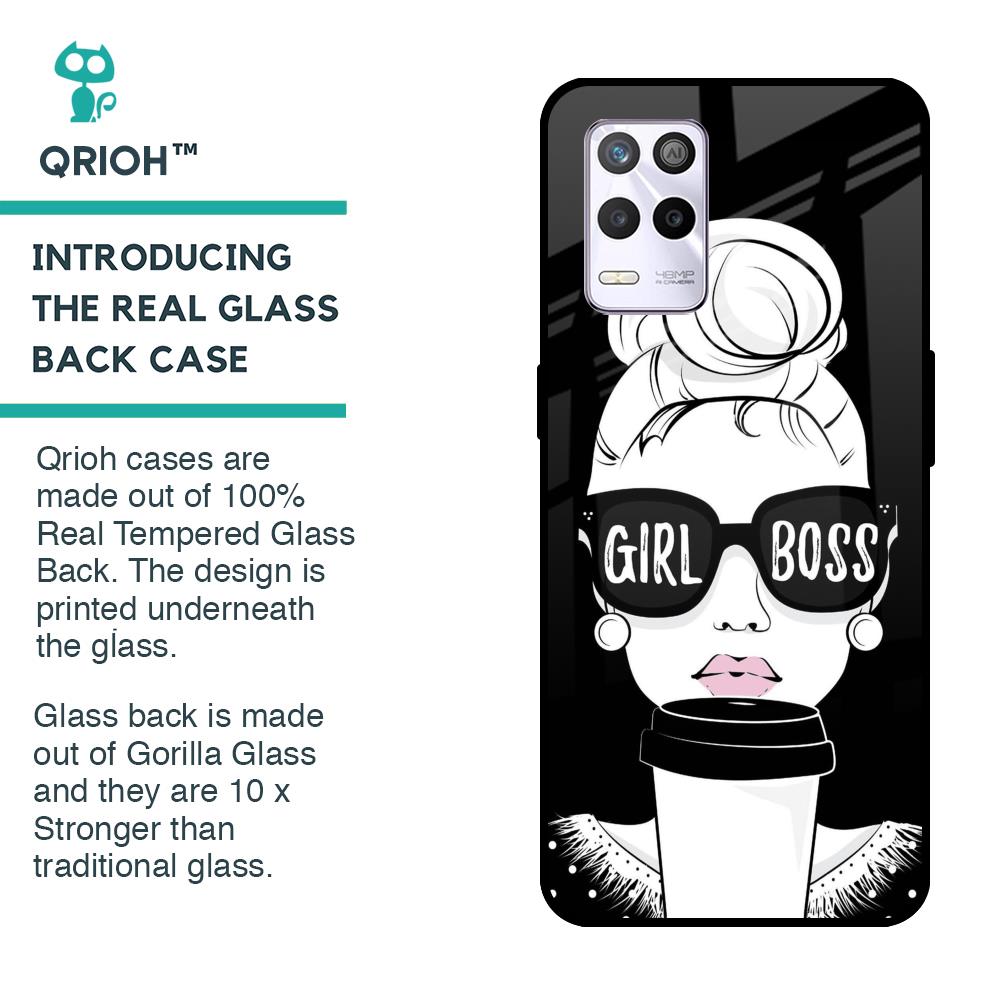 Girl Boss Glass Case For Realme 9 5G