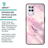 Diamond Pink Gradient Glass Case For Realme 9 5G