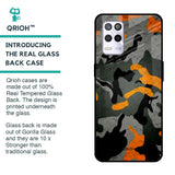 Camouflage Orange Glass Case For Realme 9 5G
