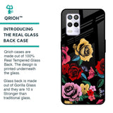 Floral Decorative Glass Case For Realme 9 5G