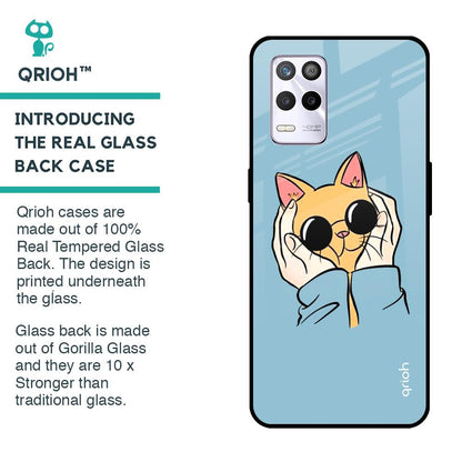 Adorable Cute Kitty Glass Case For Realme 9 5G