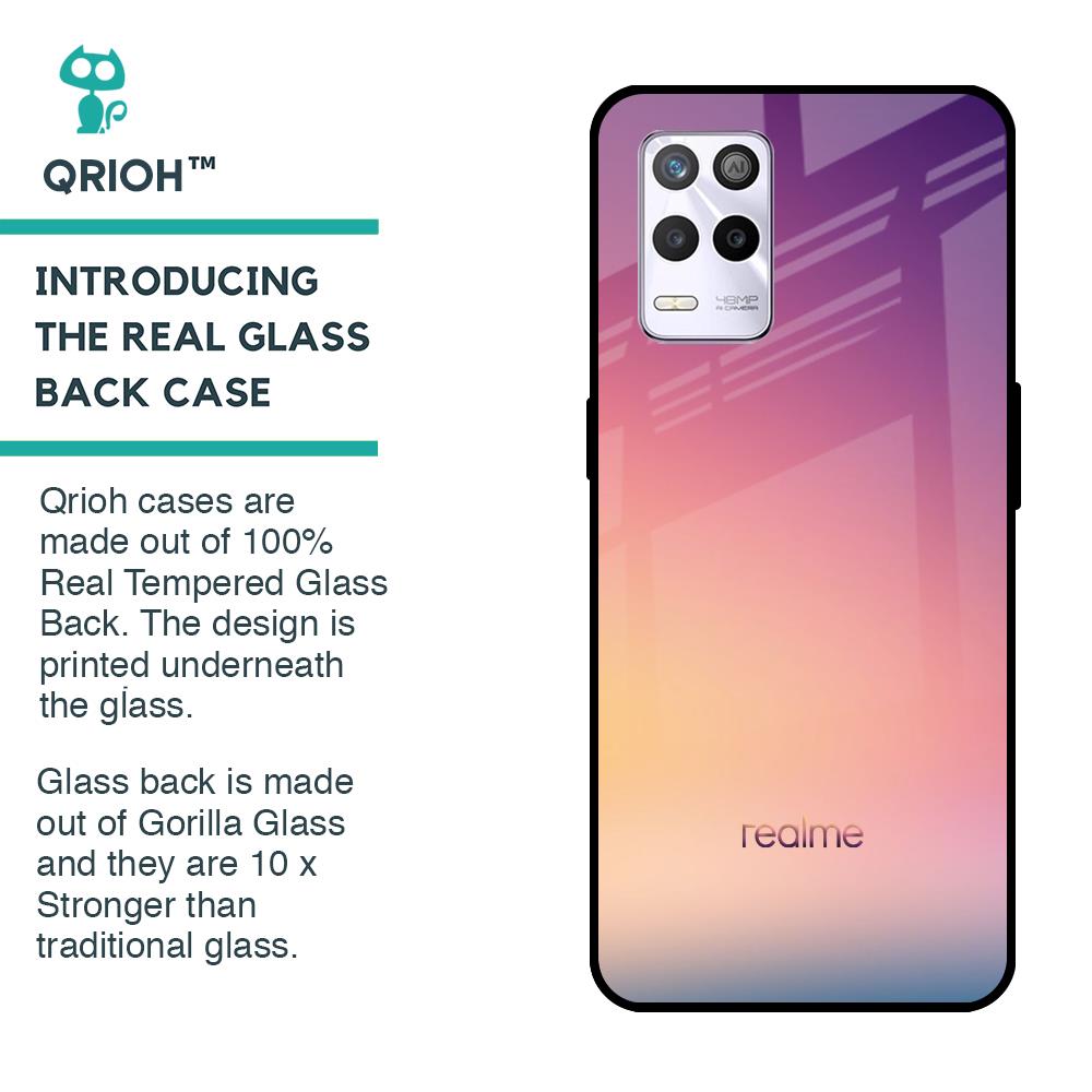 Lavender Purple Glass case for Realme 9 5G