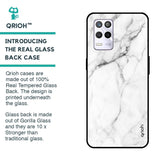 Modern White Marble Glass case for Realme 9 5G