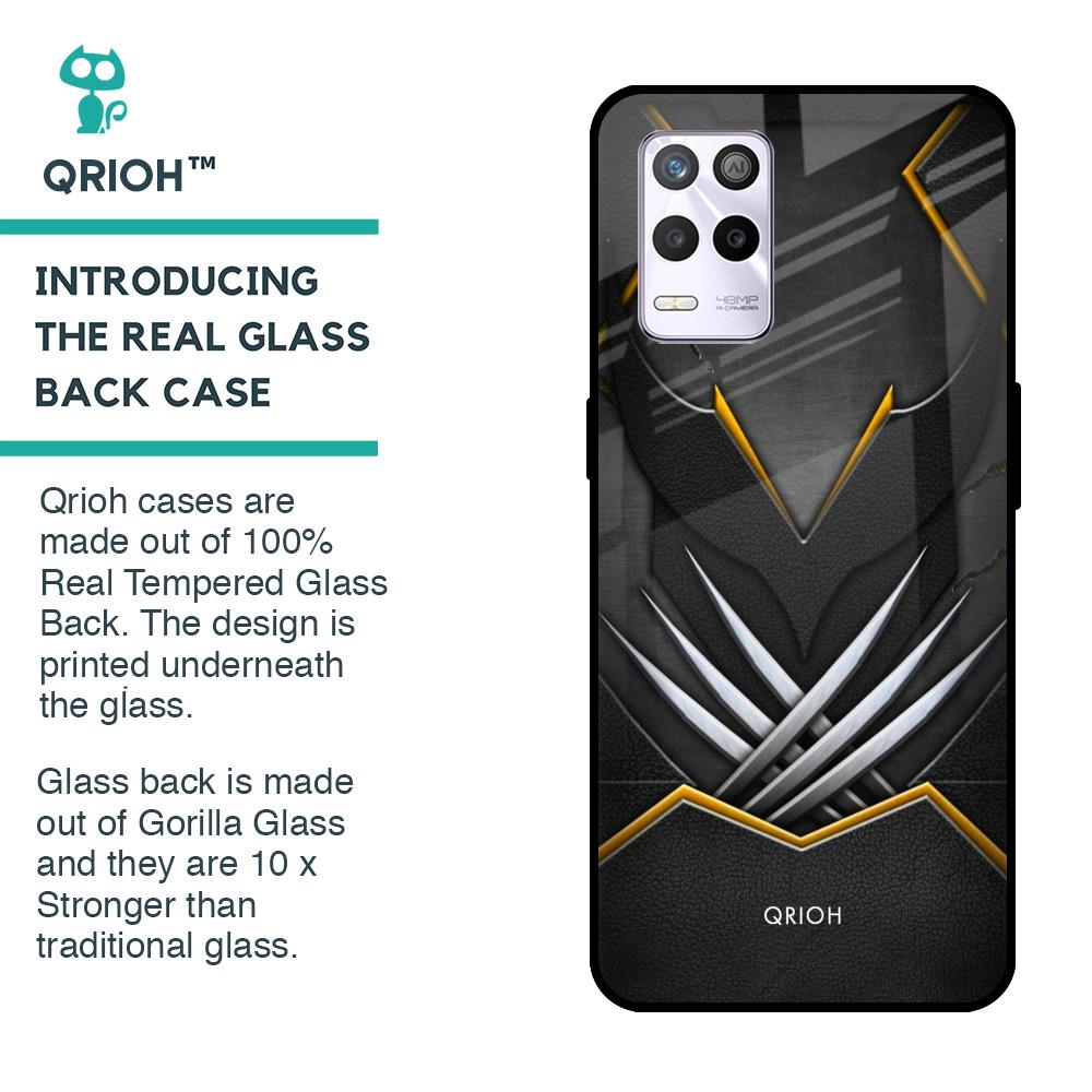 Black Warrior Glass Case for Realme 9 5G