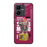 Gangster Hero Vivo Y22 Glass Back Cover Online