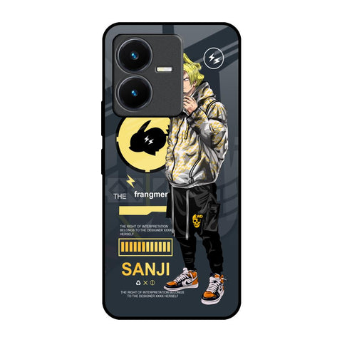 Cool Sanji Vivo Y22 Glass Back Cover Online