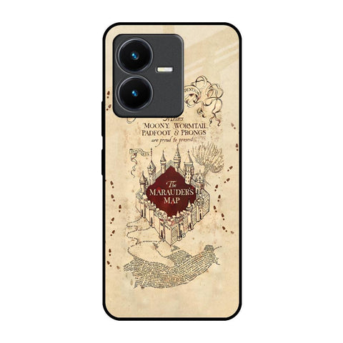 Magical Map Vivo Y22 Glass Back Cover Online