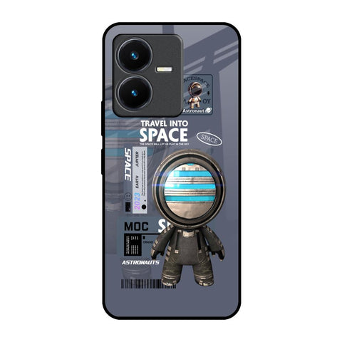 Space Travel Vivo Y22 Glass Back Cover Online