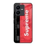 Supreme Ticket Vivo Y22 Glass Back Cover Online