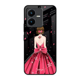 Fashion Princess Vivo Y22 Glass Back Cover Online