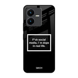 Dope In Life Vivo Y22 Glass Back Cover Online