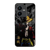 Dark Luffy Vivo Y22 Glass Back Cover Online