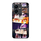 Anime Eyes Vivo Y22 Glass Back Cover Online