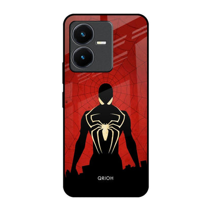 Mighty Superhero Vivo Y22 Glass Back Cover Online