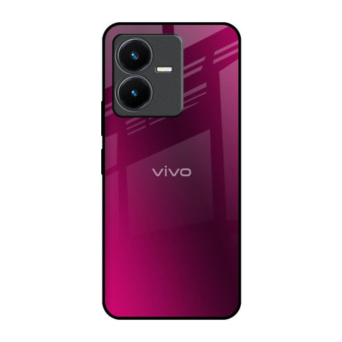 Pink Burst Vivo Y22 Glass Back Cover Online