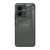 Charcoal Vivo Y22 Glass Back Cover Online
