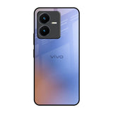 Blue Aura Vivo Y22 Glass Back Cover Online