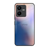 Blue Mauve Gradient Vivo Y22 Glass Back Cover Online