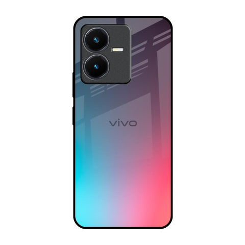 Rainbow Laser Vivo Y22 Glass Back Cover Online