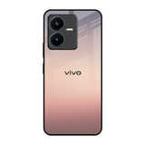 Golden Mauve Vivo Y22 Glass Back Cover Online