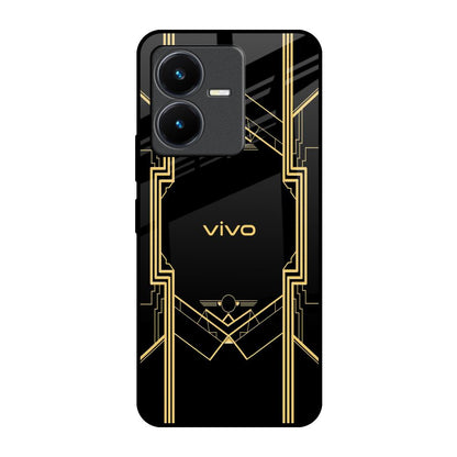 Sacred Logo Vivo Y22 Glass Back Cover Online