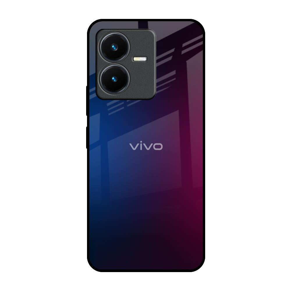Mix Gradient Shade Vivo Y22 Glass Back Cover Online