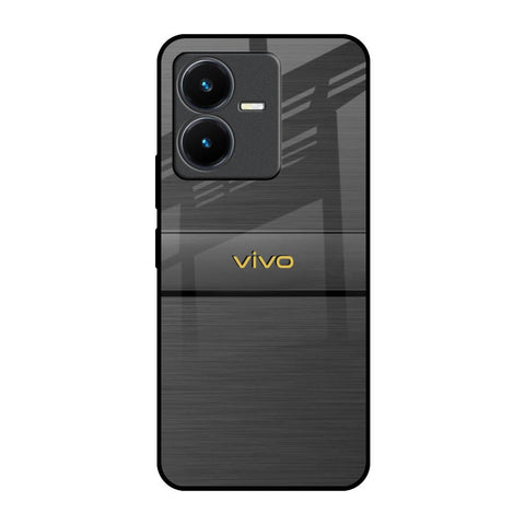 Grey Metallic Glass Vivo Y22 Glass Back Cover Online