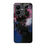 Smudge Brush Vivo Y22 Glass Back Cover Online
