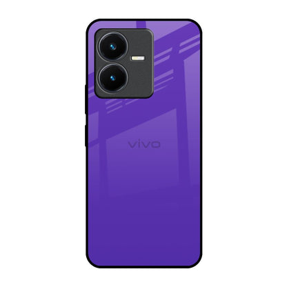 Amethyst Purple Vivo Y22 Glass Back Cover Online