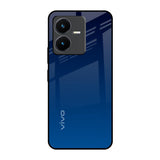 Very Blue Vivo Y22 Glass Back Cover Online